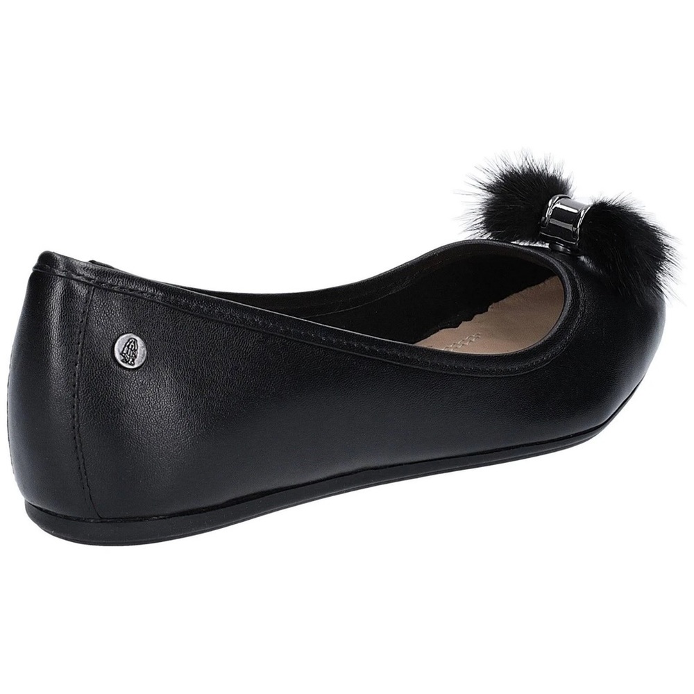 156. NWOT Hush Puppies Black Heather Puff Ballet Shoes SZ 42 US 10 - 10.5